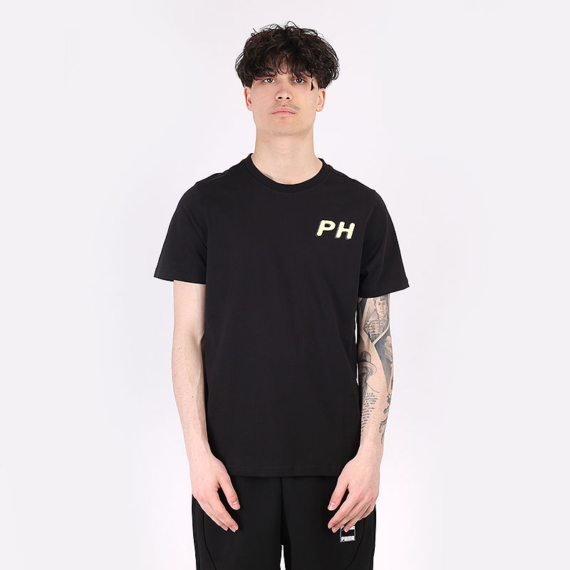 мужская черная футболка PUMA BP SS Tee 1 53073004 - цена, описание, фото 3